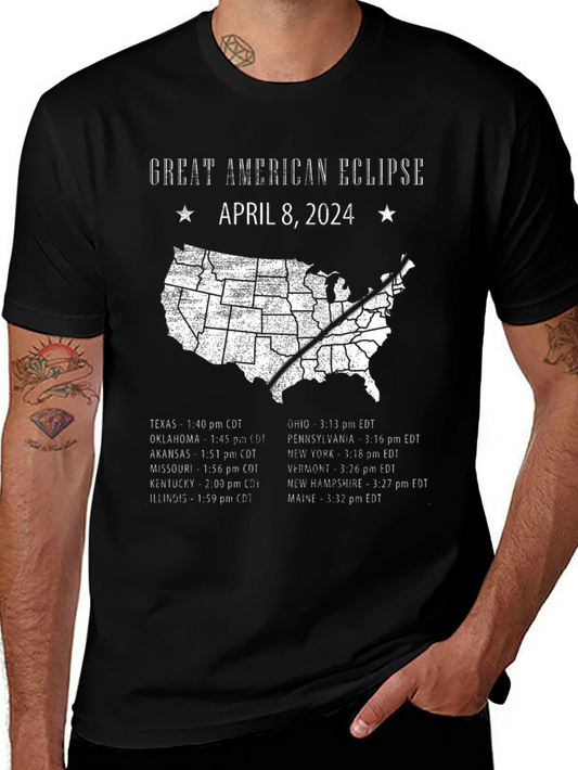 Great American Eclipse April 8 2024 T-Shirt