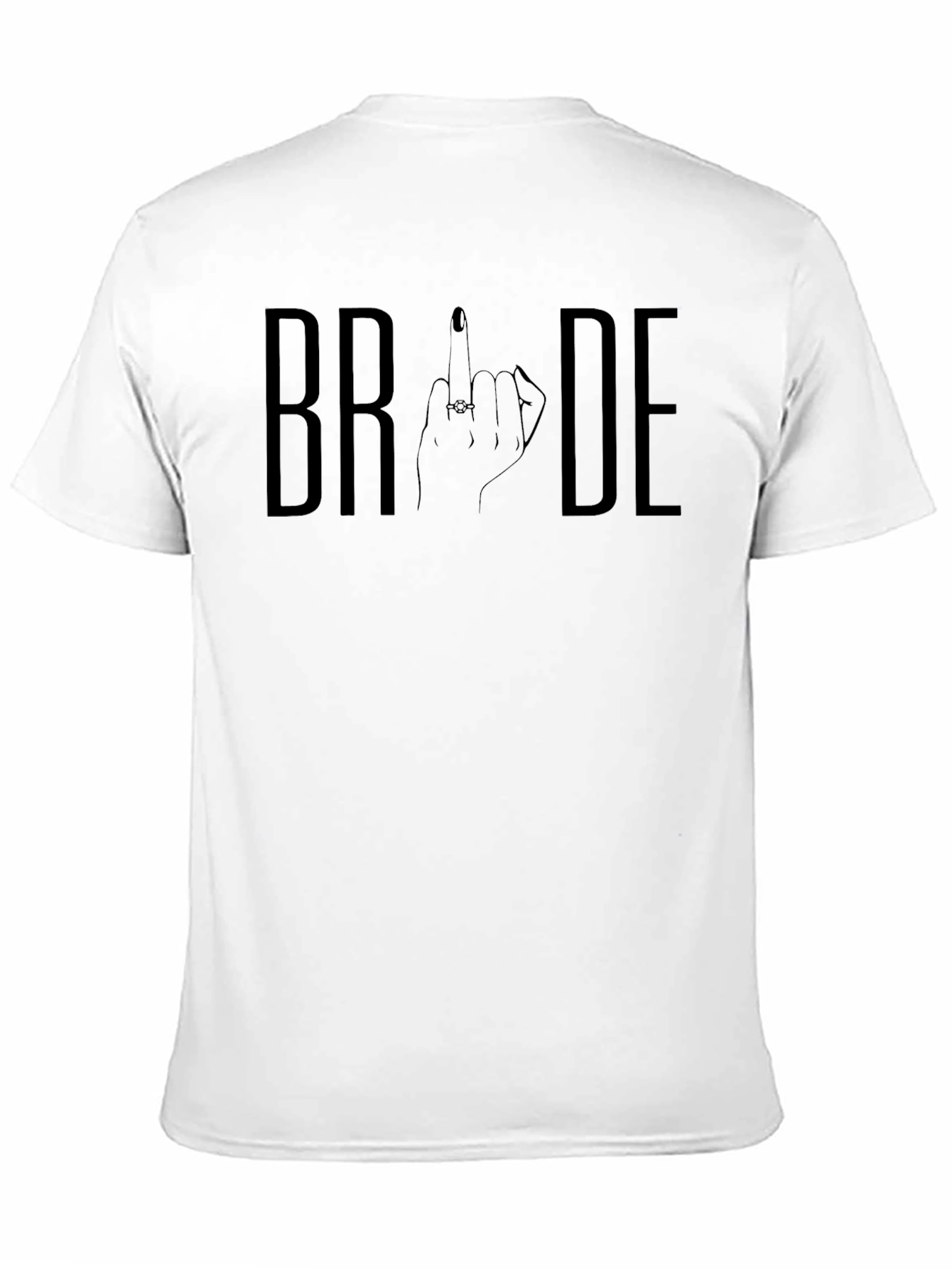 Bride Hand Gesture Graphic Tee - Black