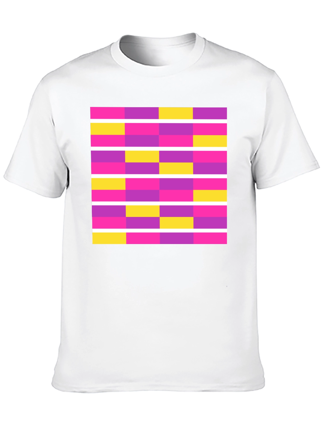 Abstract Geometric Graphic Tee - Modern Design