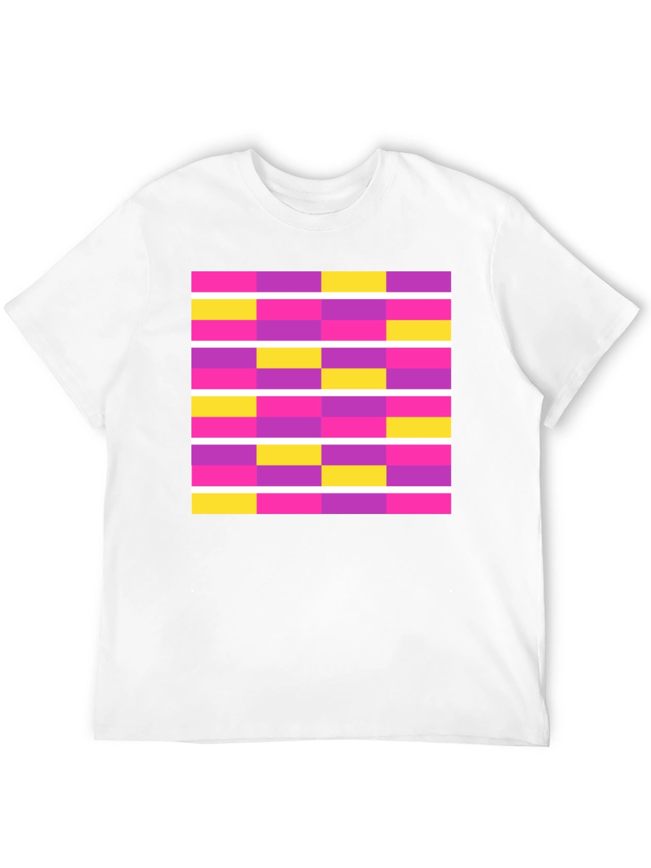 Abstract Geometric Graphic Tee - Modern Design