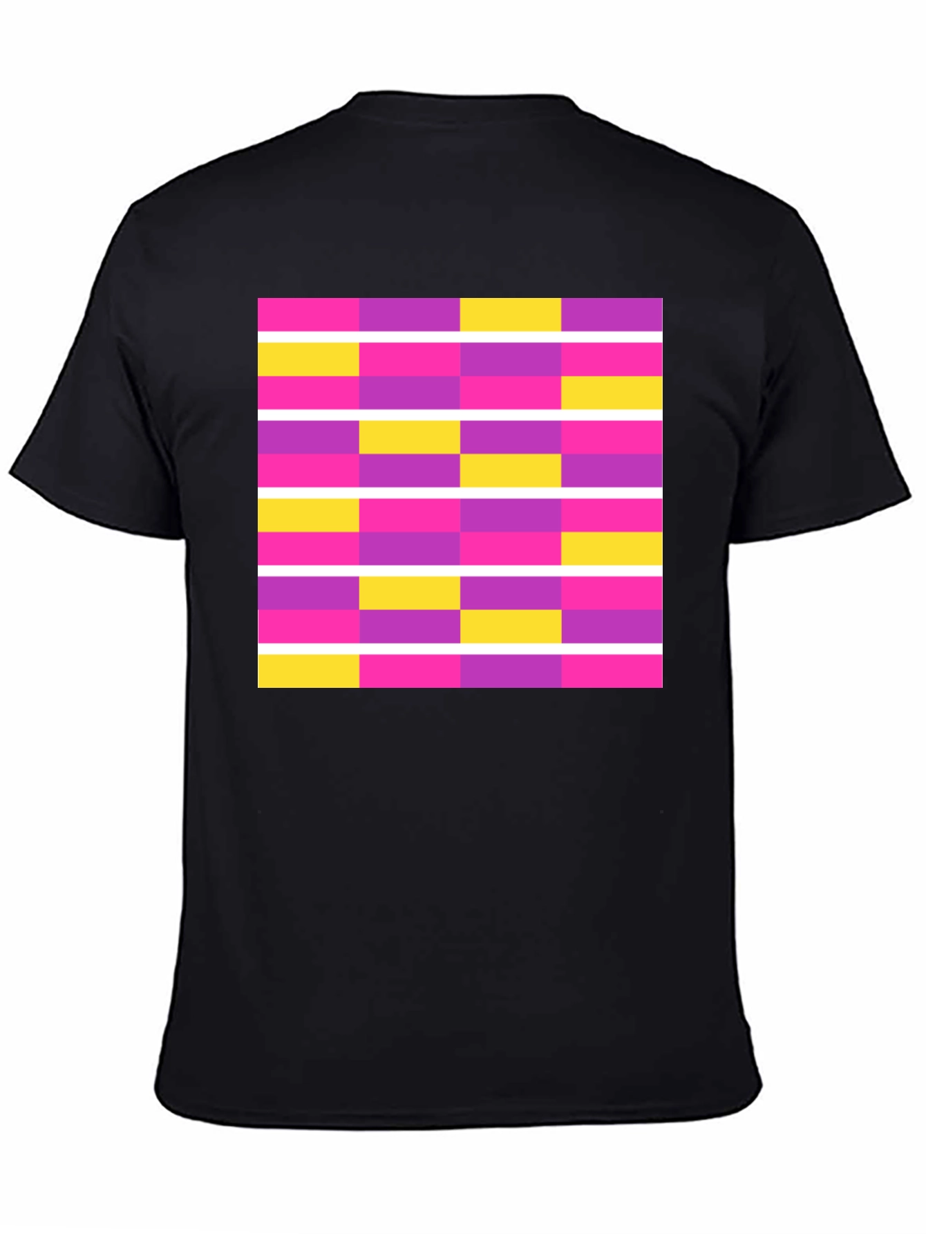 Abstract Geometric Graphic Tee - Modern Design