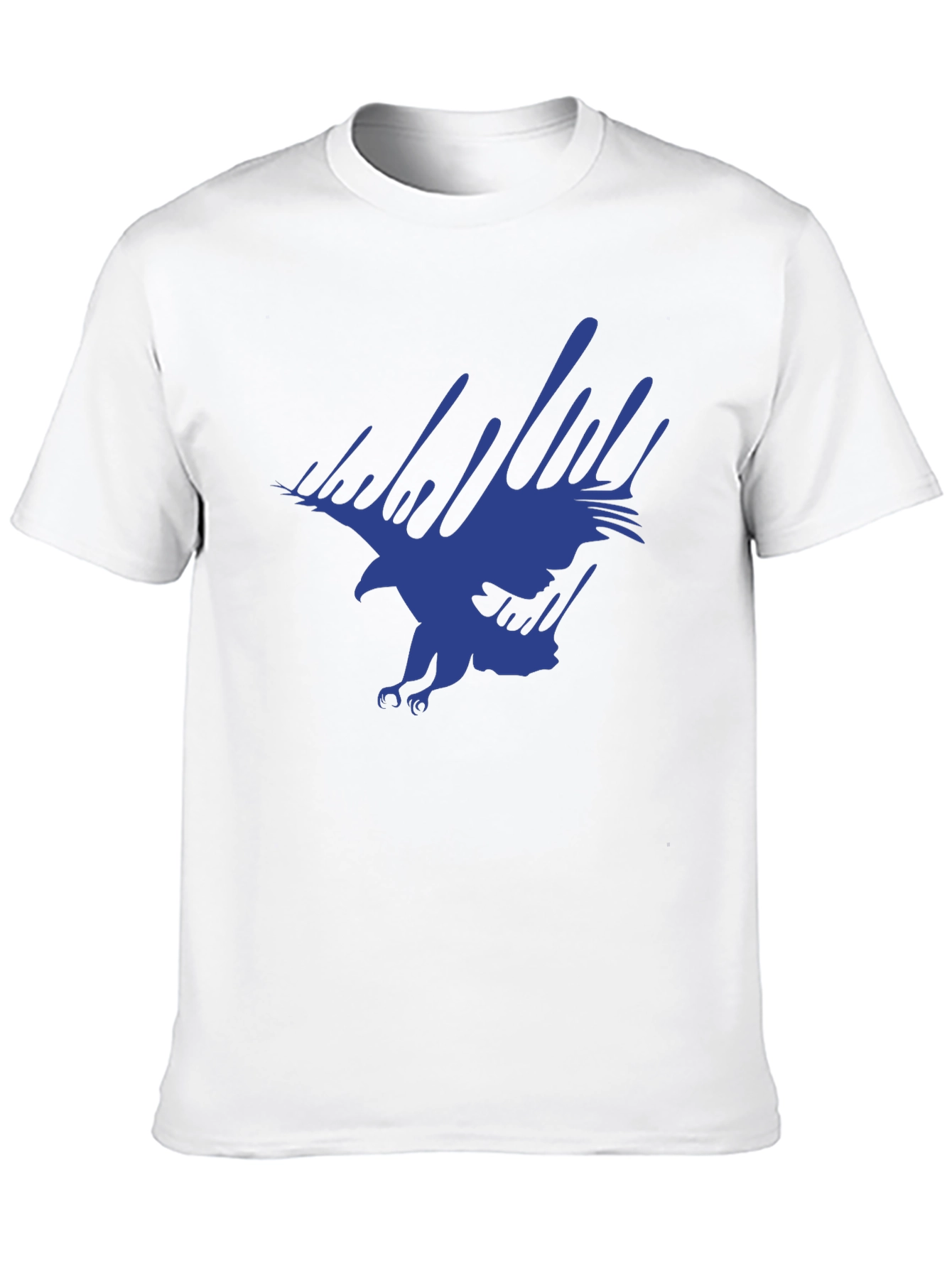 Bold Eagle Graphic Print Tee - Black