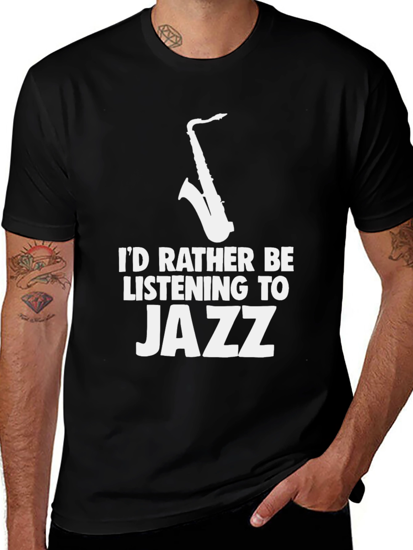 Jazz Music Lover T-Shirt - Saxophone Tee