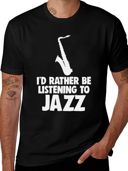 Jazz Music Lover T-Shirt - Saxophone Tee
