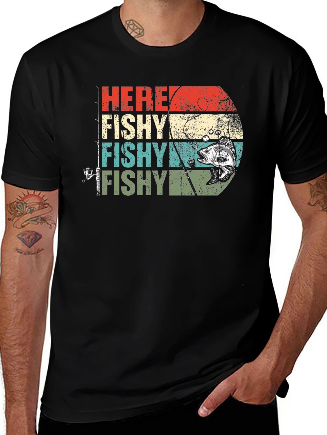 Here Fishy Fishy T-Shirt - Fishing Apparel