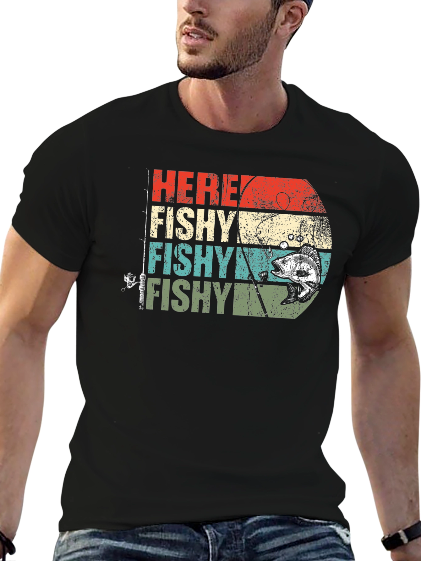 Here Fishy Fishy T-Shirt - Fishing Apparel