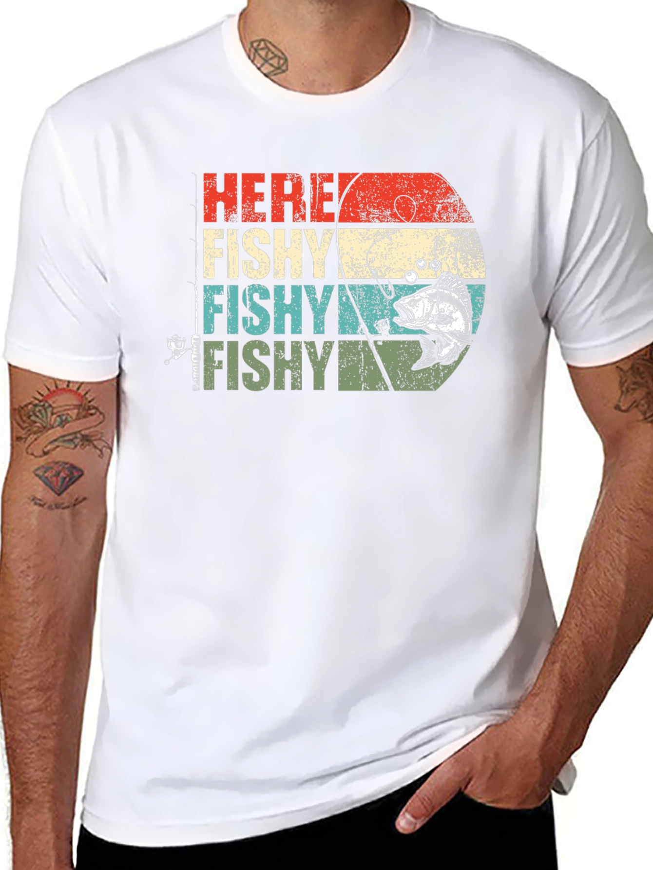 Here Fishy Fishy T-Shirt - Fishing Apparel