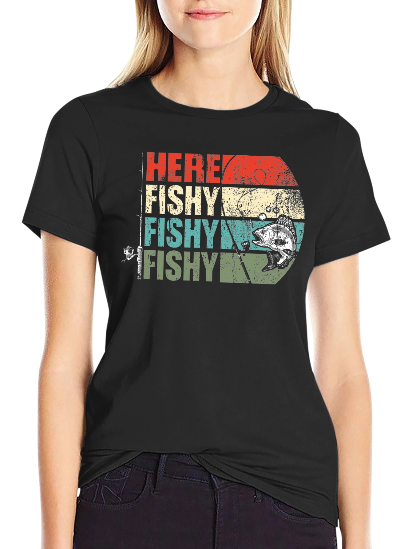 Here Fishy Fishy T-Shirt - Fishing Apparel