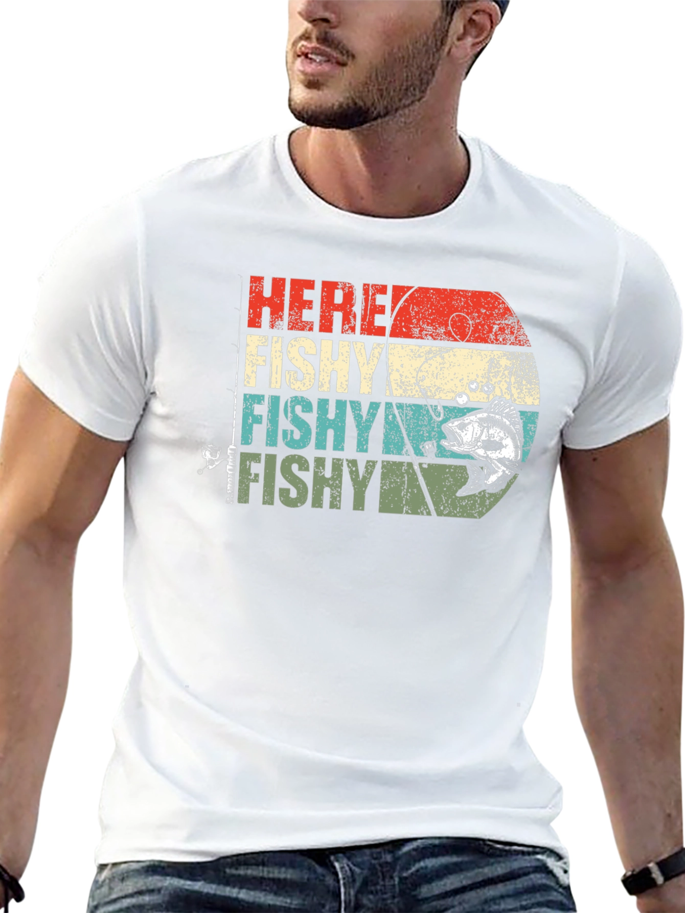 Here Fishy Fishy T-Shirt - Fishing Apparel