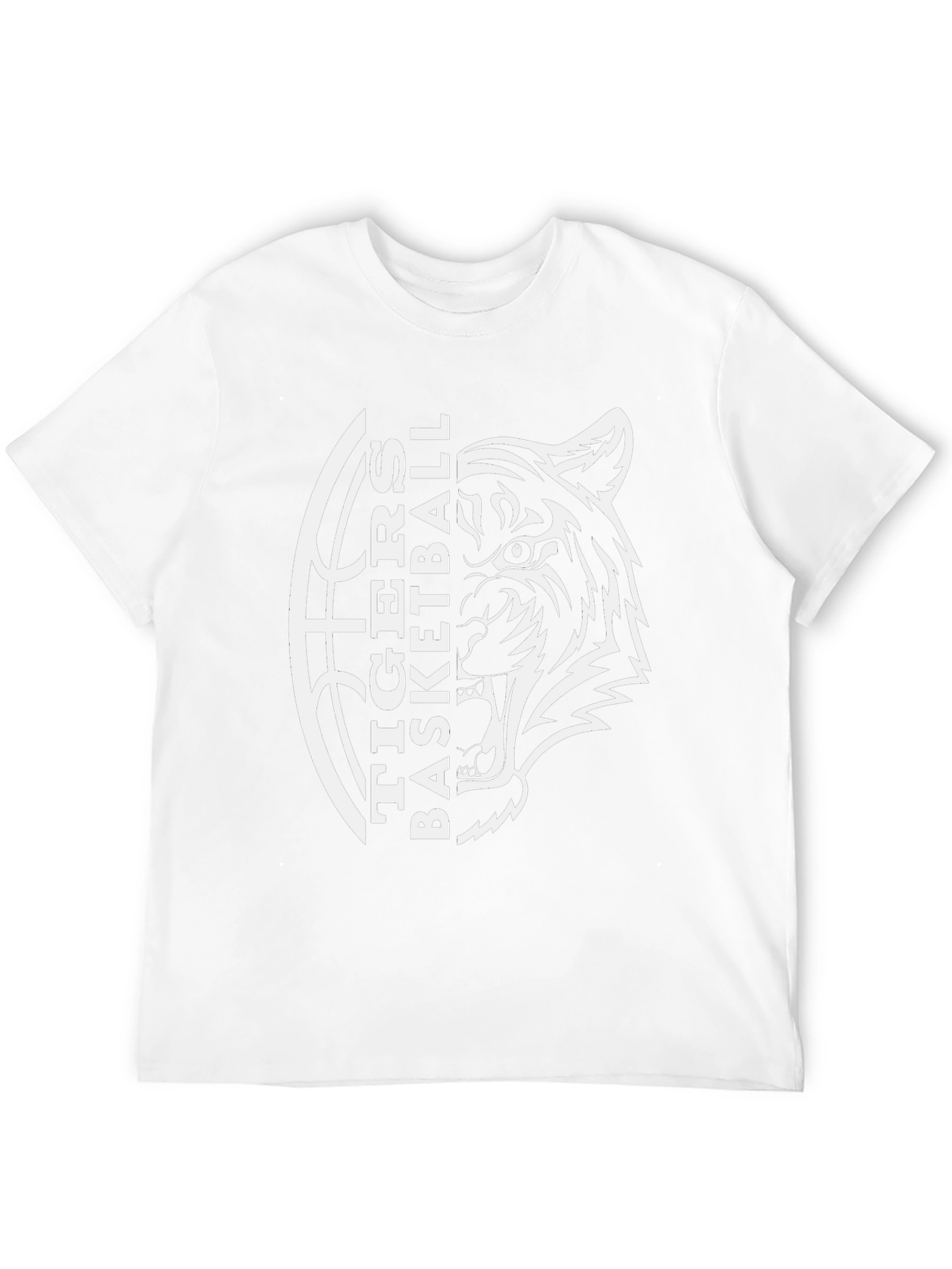 Tigers Basketball Black Graphic T-Shirt