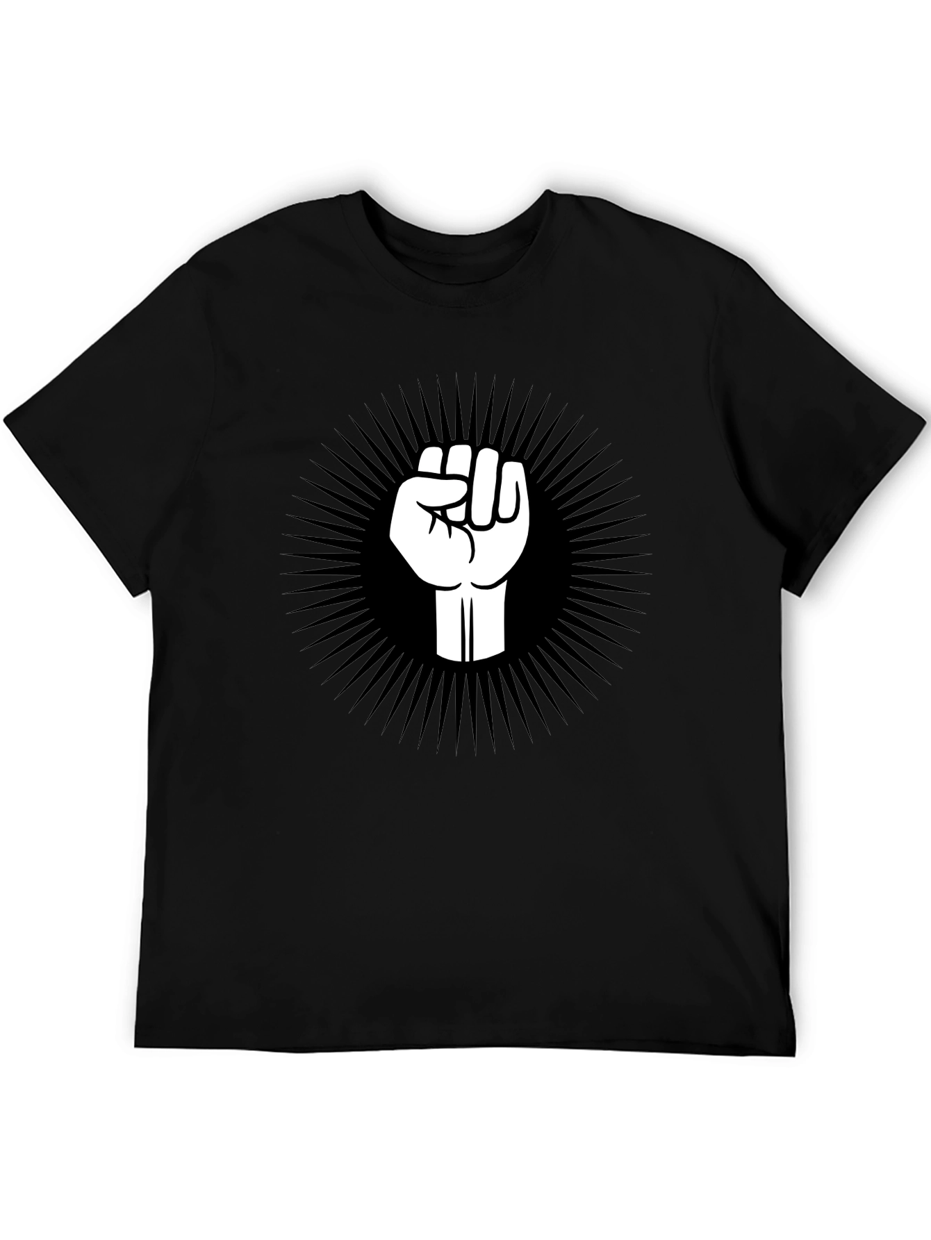 Empowered Fist Graphic Tee - Black