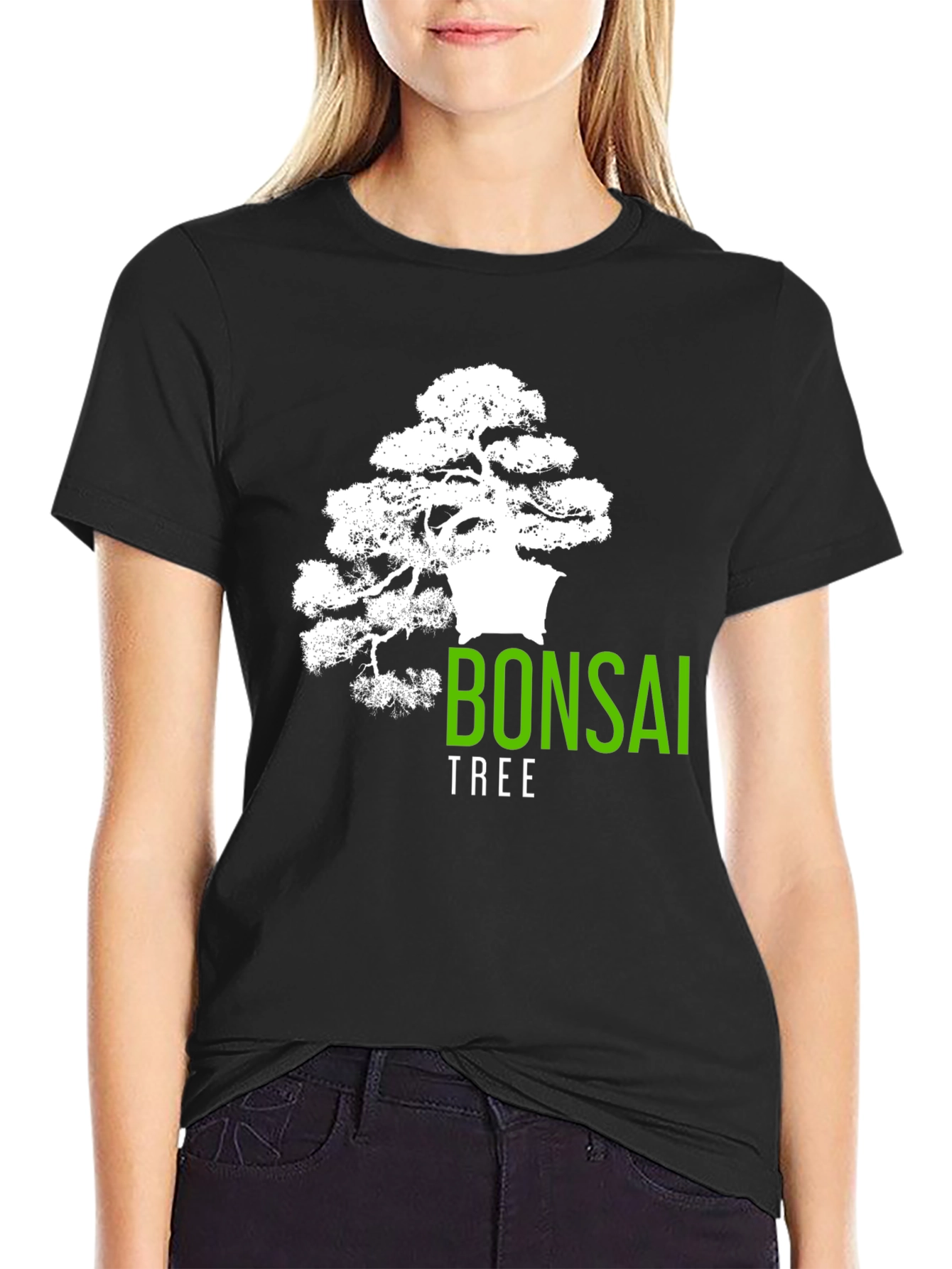 Bonsai Tree Graphic T-Shirt - Artistic Design