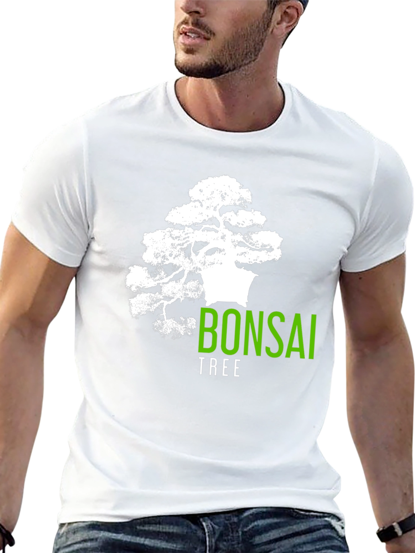 Bonsai Tree Graphic T-Shirt - Artistic Design
