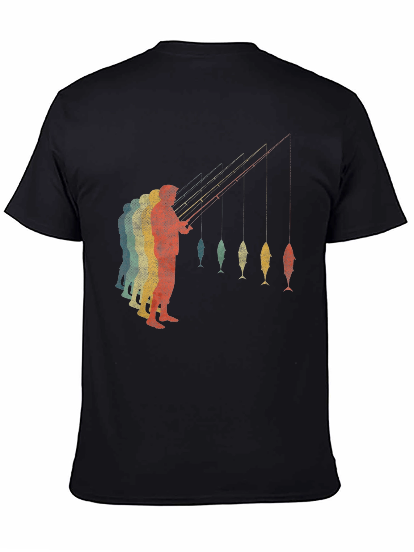 Retro Fishing T-Shirt - Angler Graphic Tee