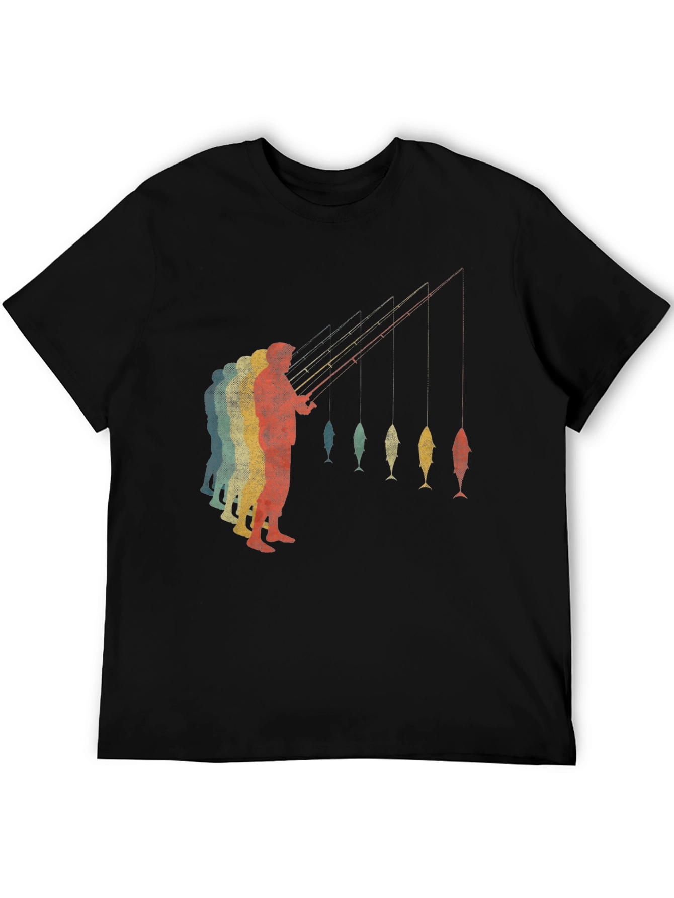 Retro Fishing T-Shirt - Angler Graphic Tee