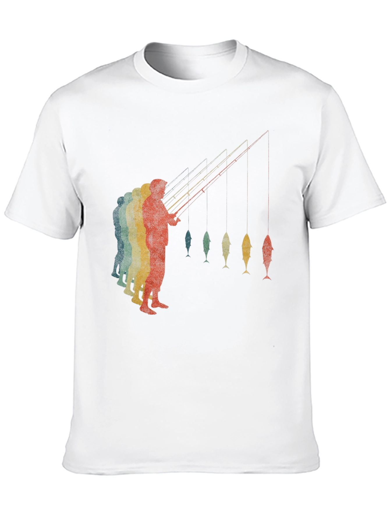 Retro Fishing T-Shirt - Angler Graphic Tee