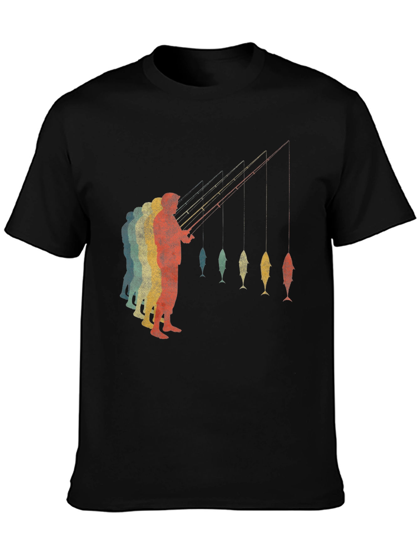 Retro Fishing T-Shirt - Angler Graphic Tee