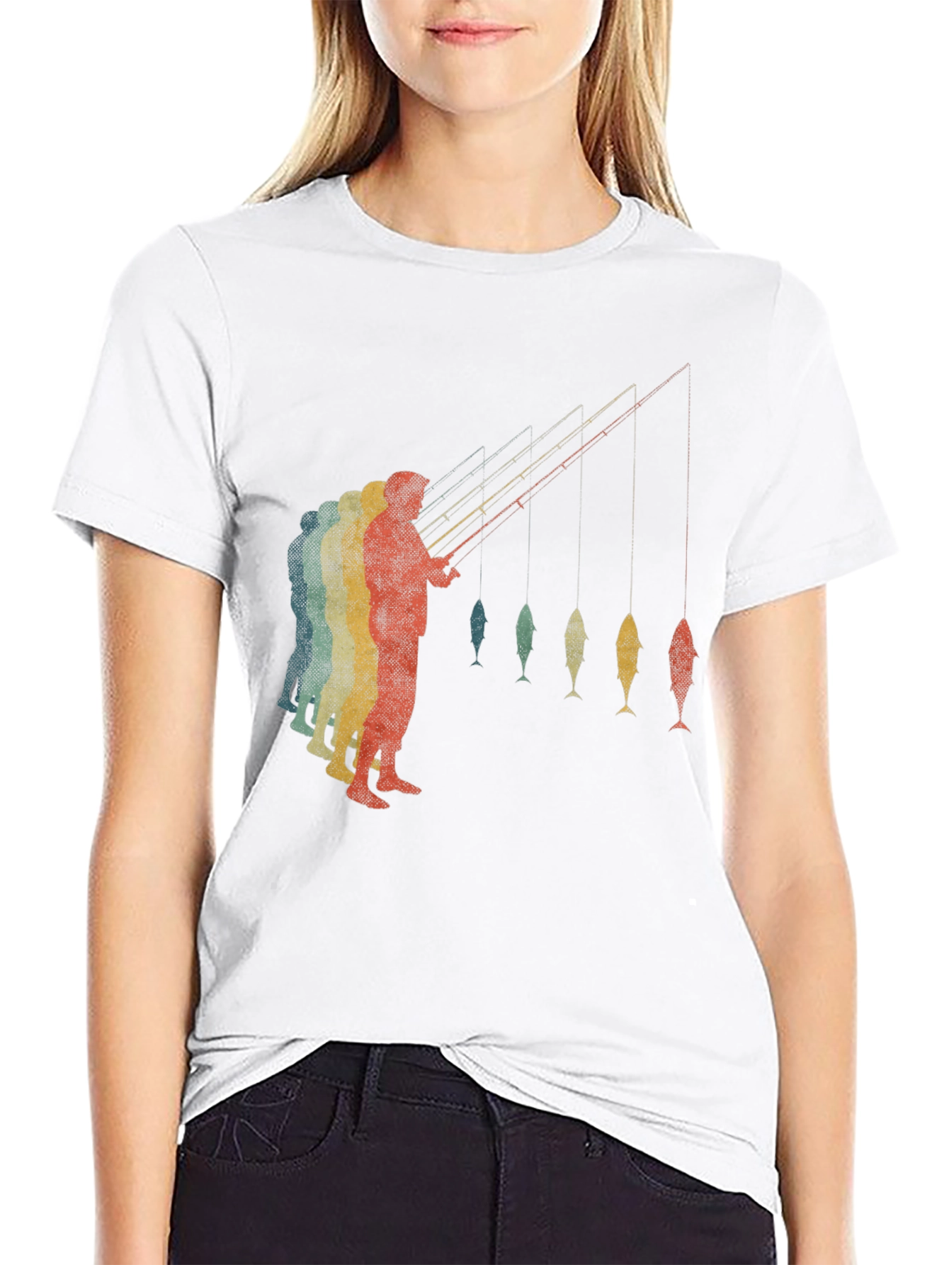 Retro Fishing T-Shirt - Angler Graphic Tee