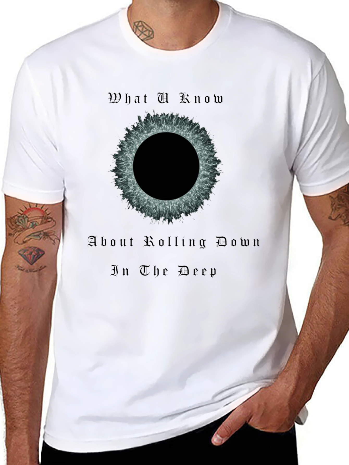 Rolling Down in the Deep Graphic T-Shirt