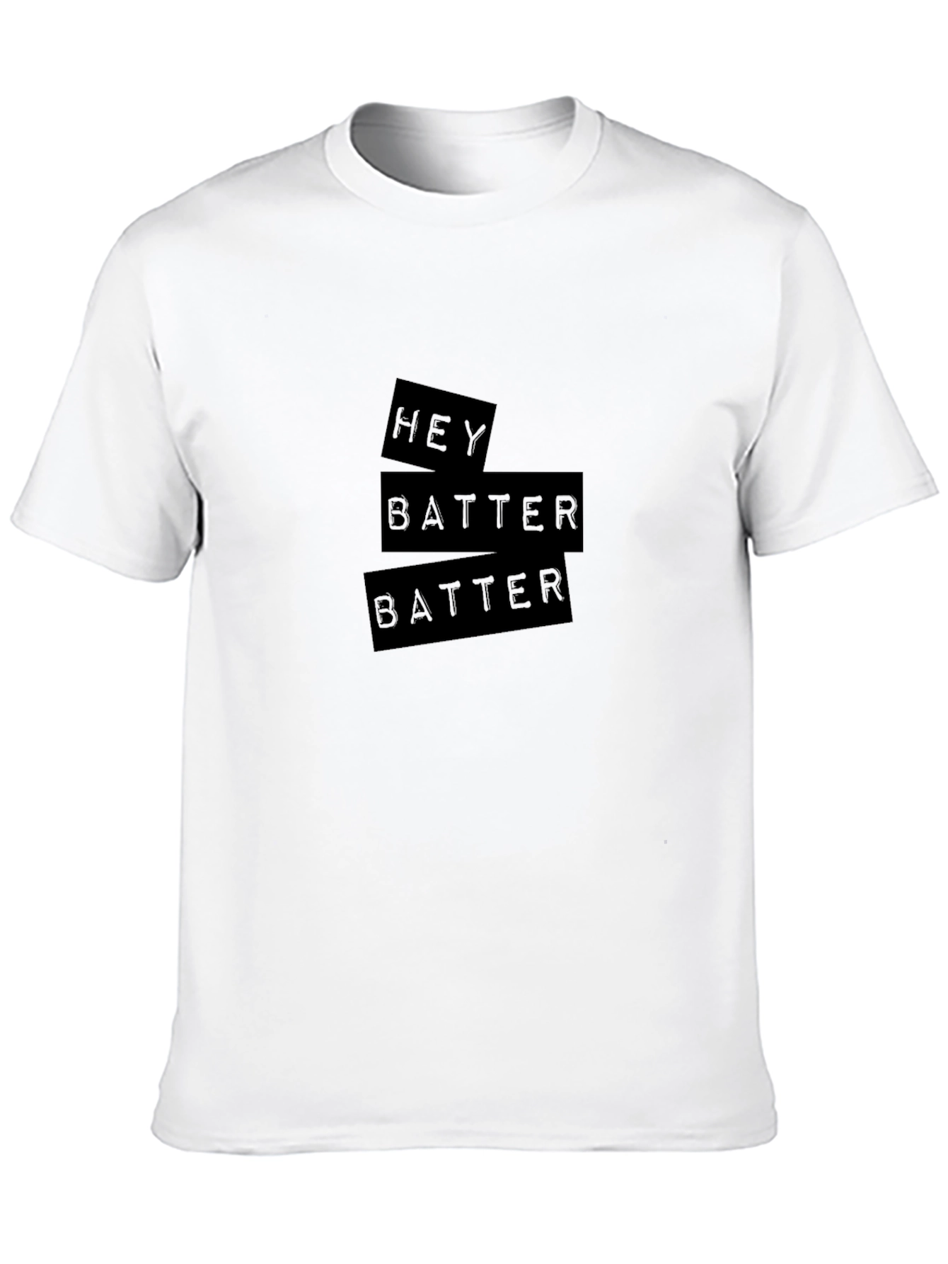 Hey Batter T-Shirt - Classic Baseball Tee
