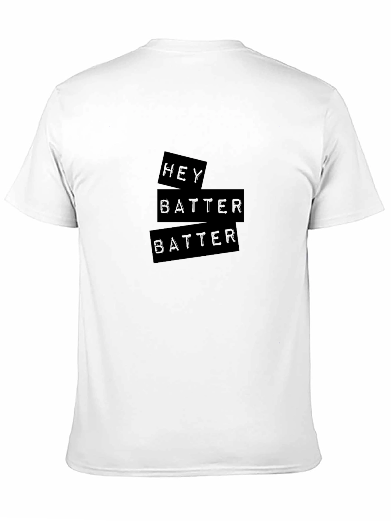 Hey Batter T-Shirt - Classic Baseball Tee