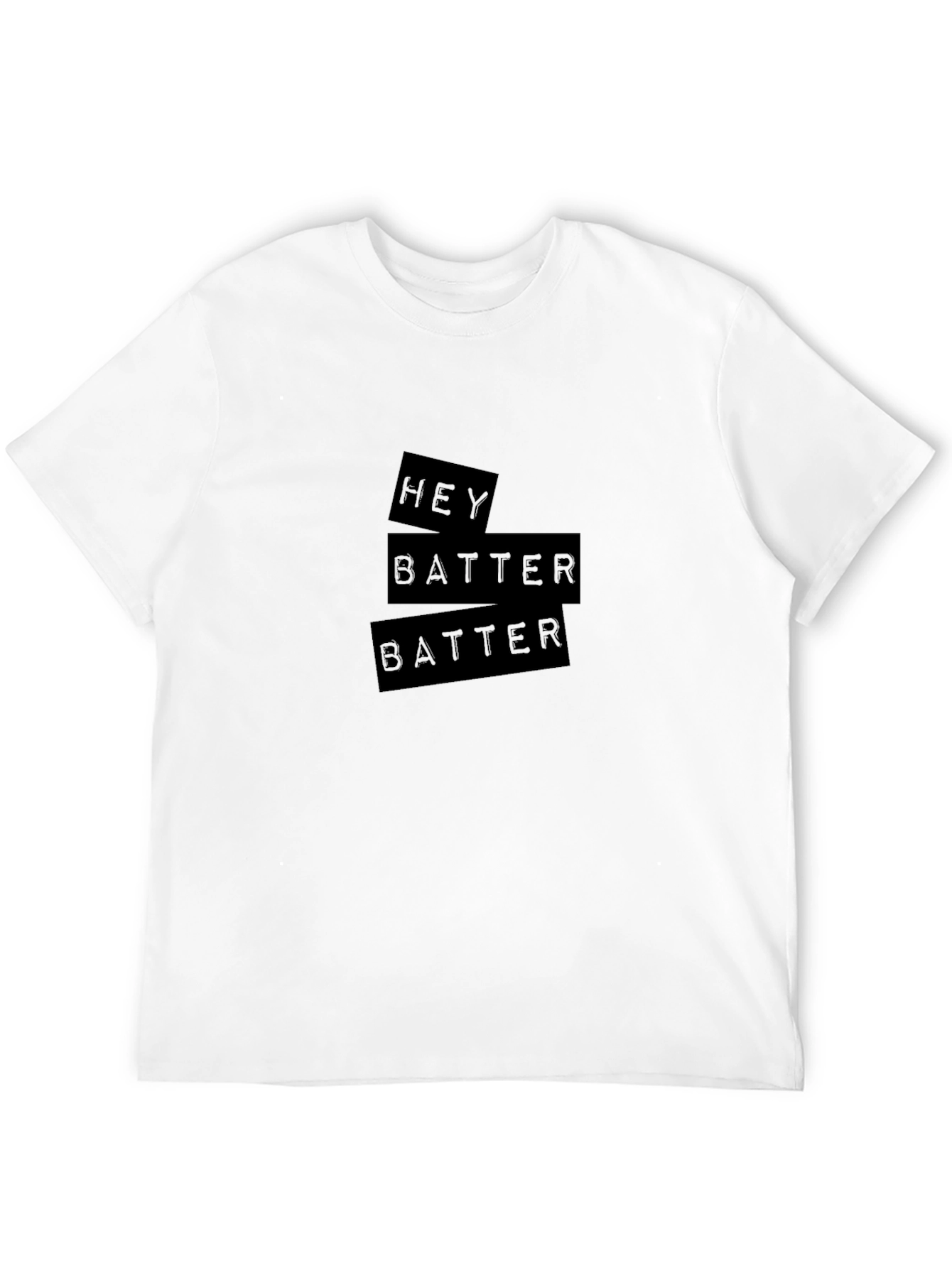 Hey Batter T-Shirt - Classic Baseball Tee