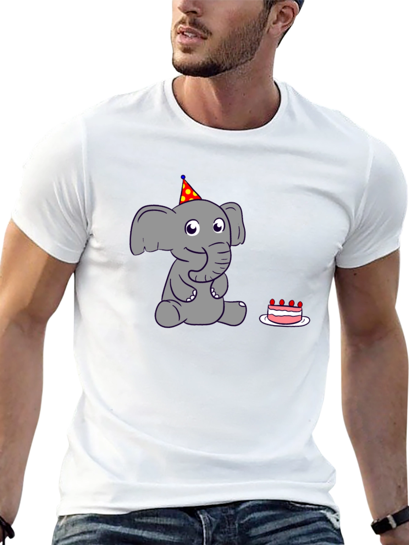 Cute Elephant Birthday Party T-Shirt