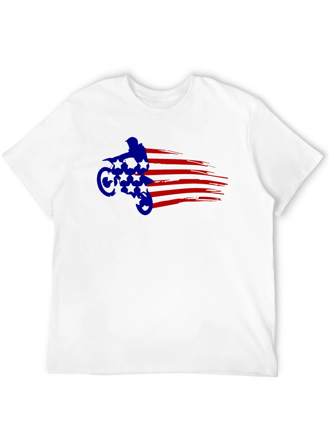 American Motocross T-Shirt - Patriot Dirt Bike Tee