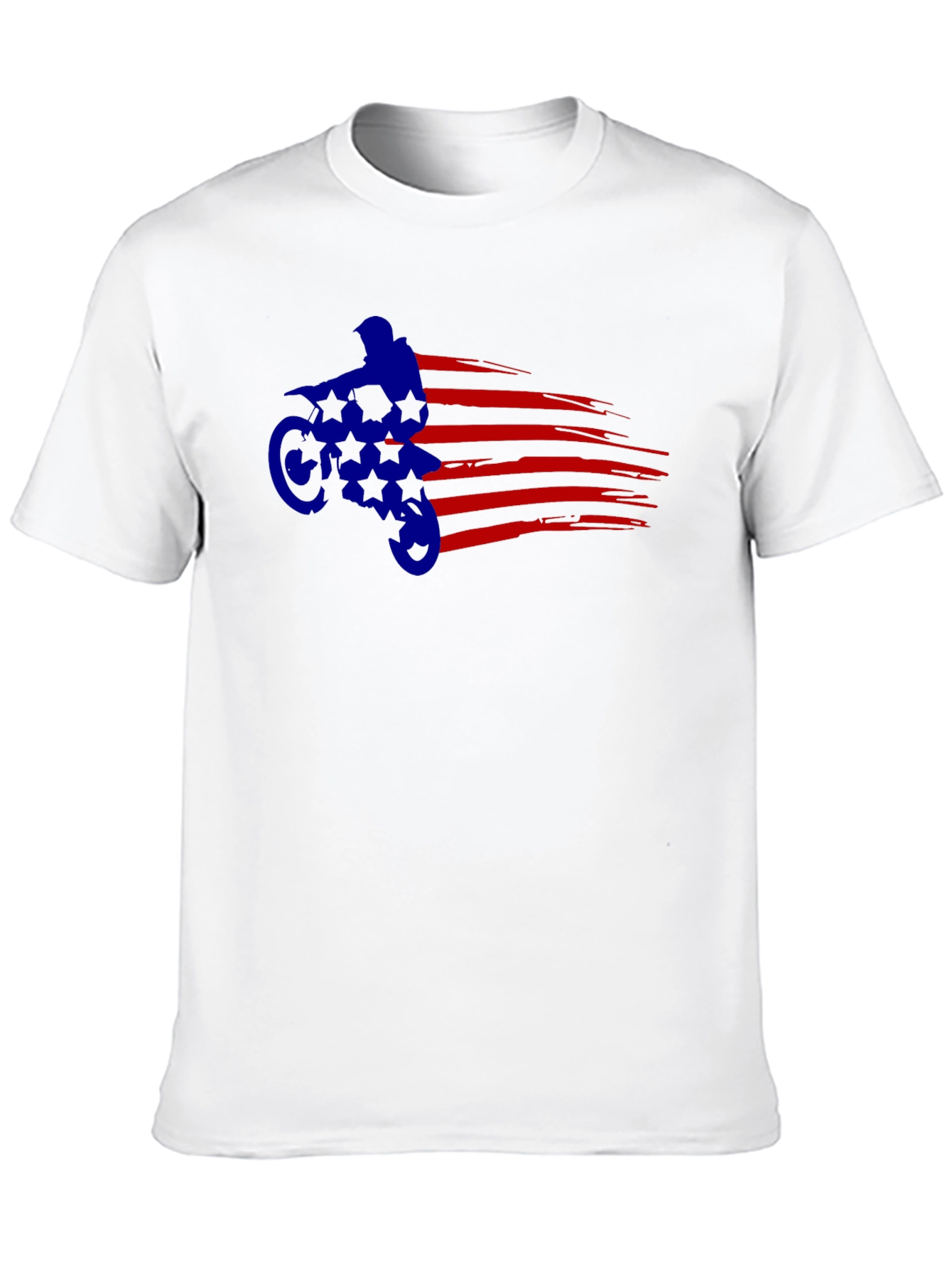 American Motocross T-Shirt - Patriot Dirt Bike Tee