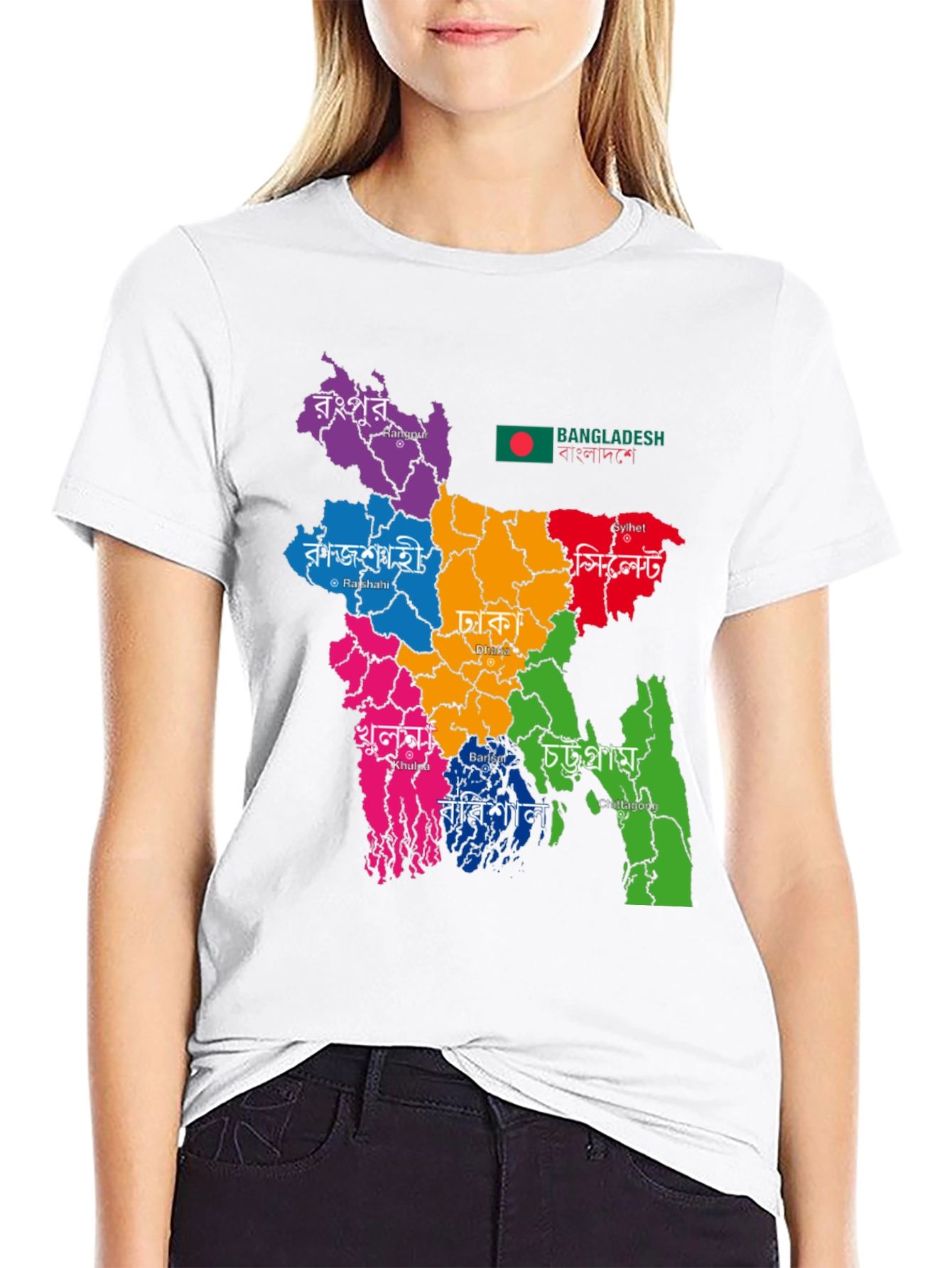 Bangladesh Map T-Shirt - Graphic Tee for Patriots