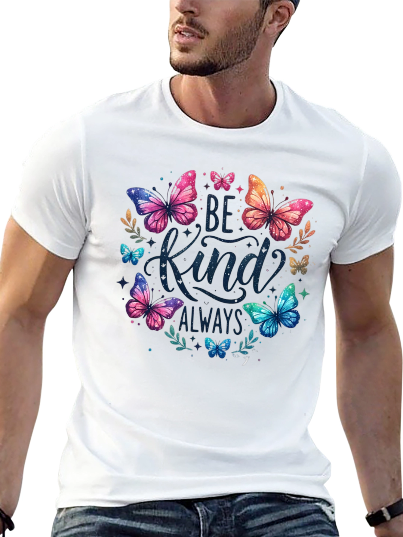 Be Kind Always Butterfly Graphic Tee