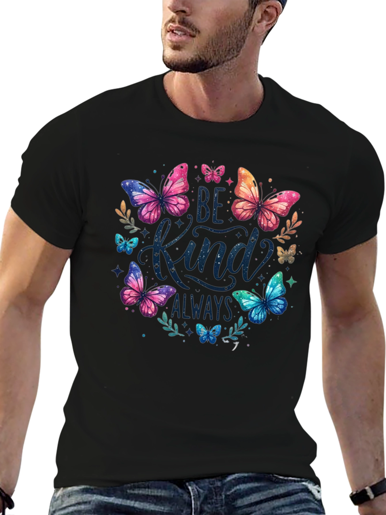 Be Kind Always Butterfly Graphic Tee