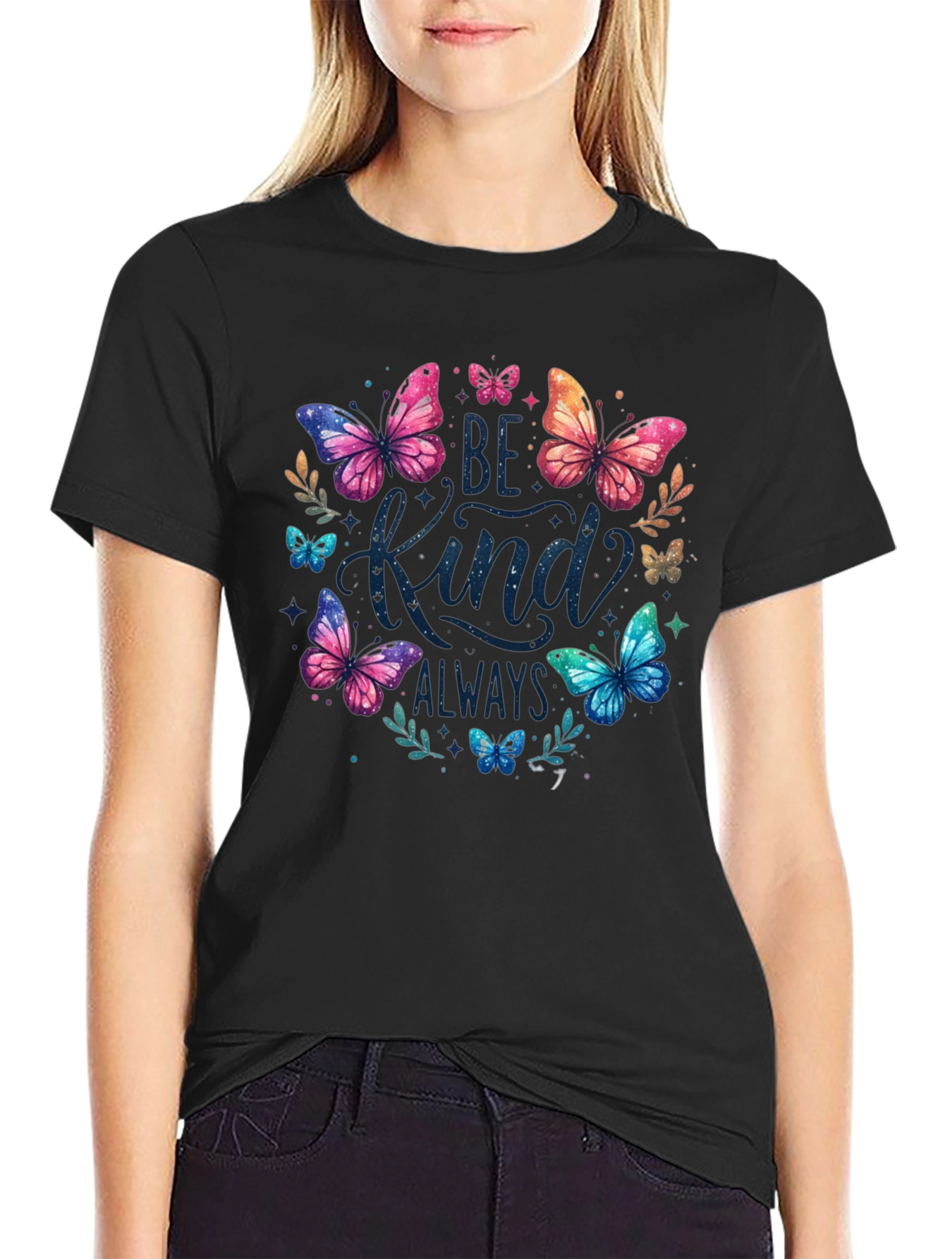 Be Kind Always Butterfly Graphic Tee