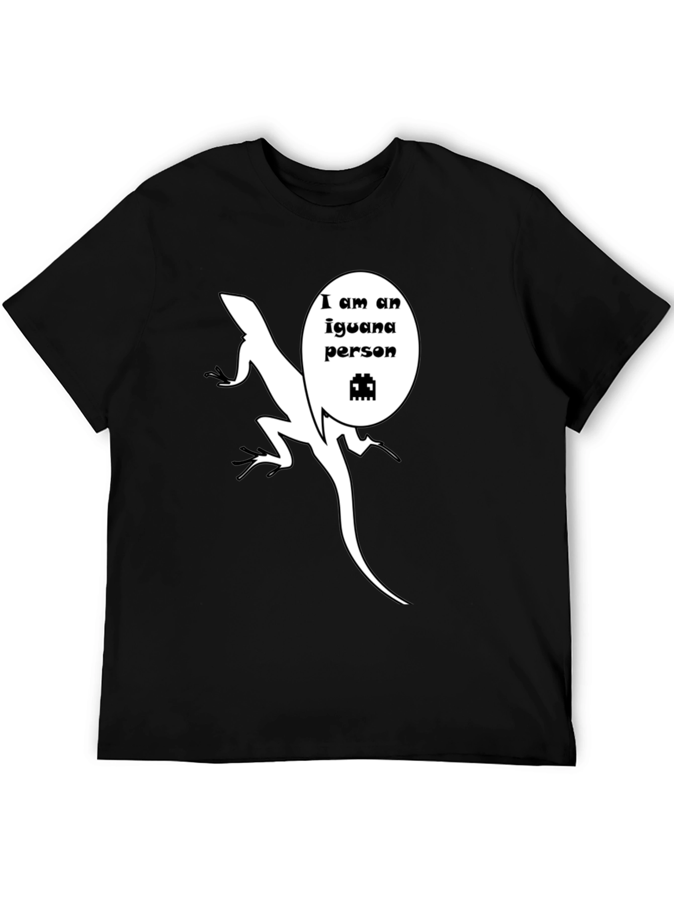 Iguana Person T-Shirt - Funny Reptile Graphic Tee