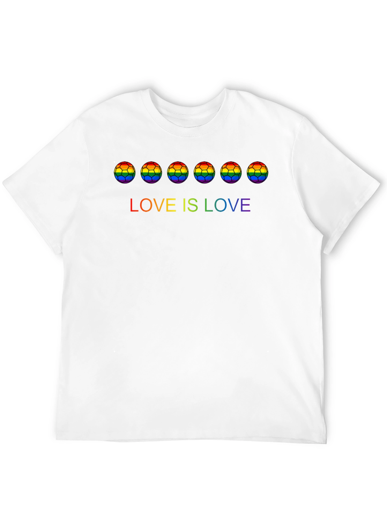 Love is Love LGBTQ+ Pride Soccer T-Shirt