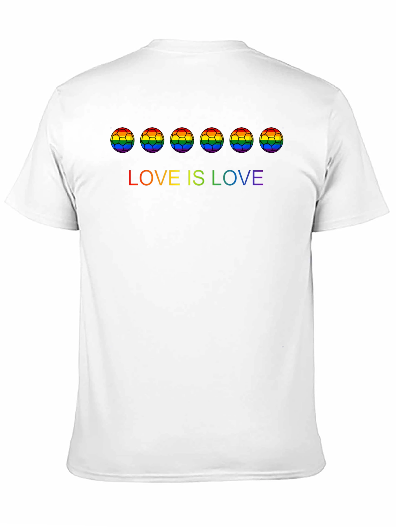 Love is Love LGBTQ+ Pride Soccer T-Shirt