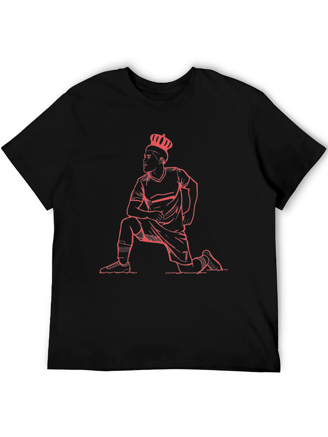 King Kneeling Graphic Tee - Black