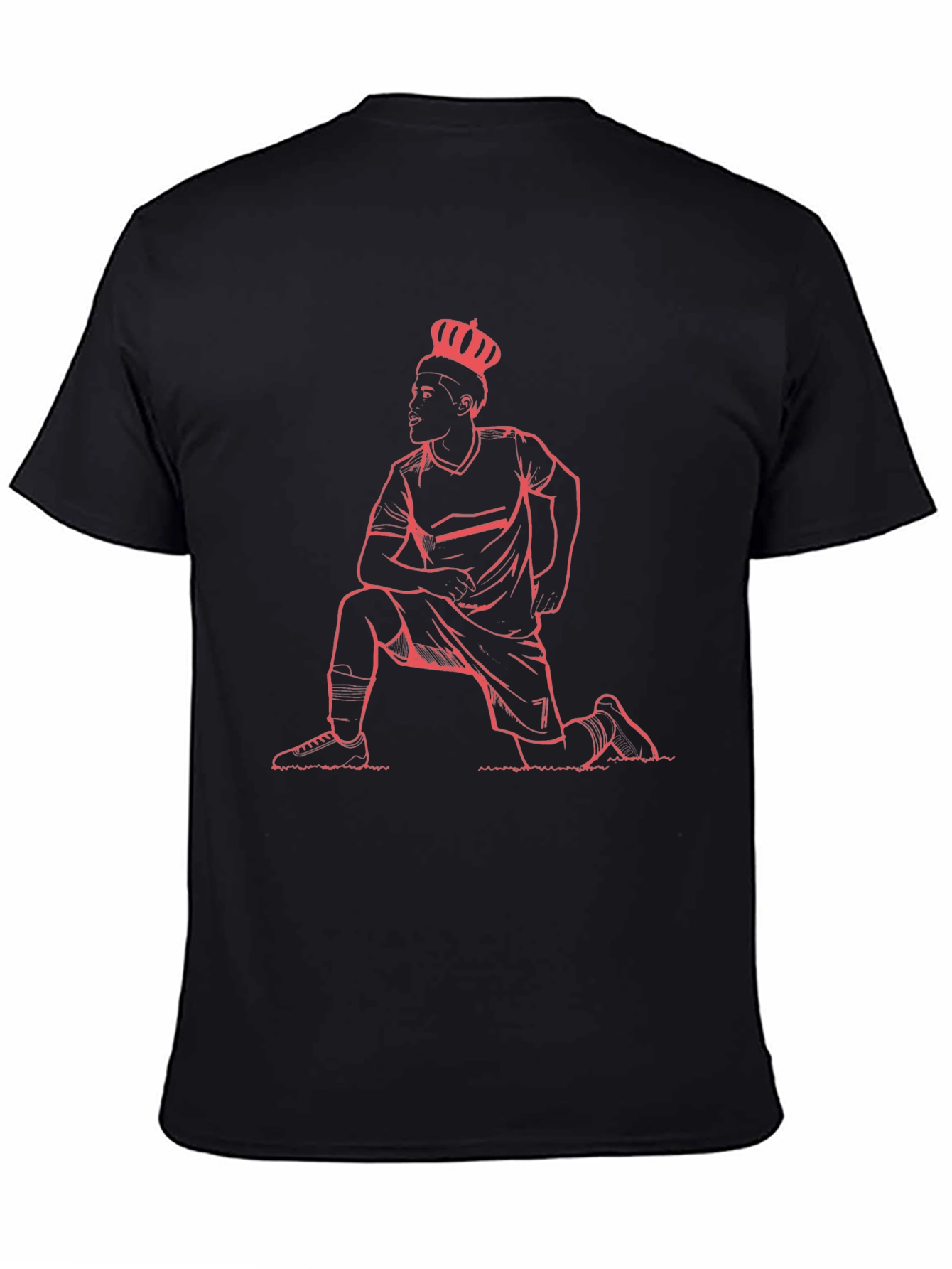 King Kneeling Graphic Tee - Black