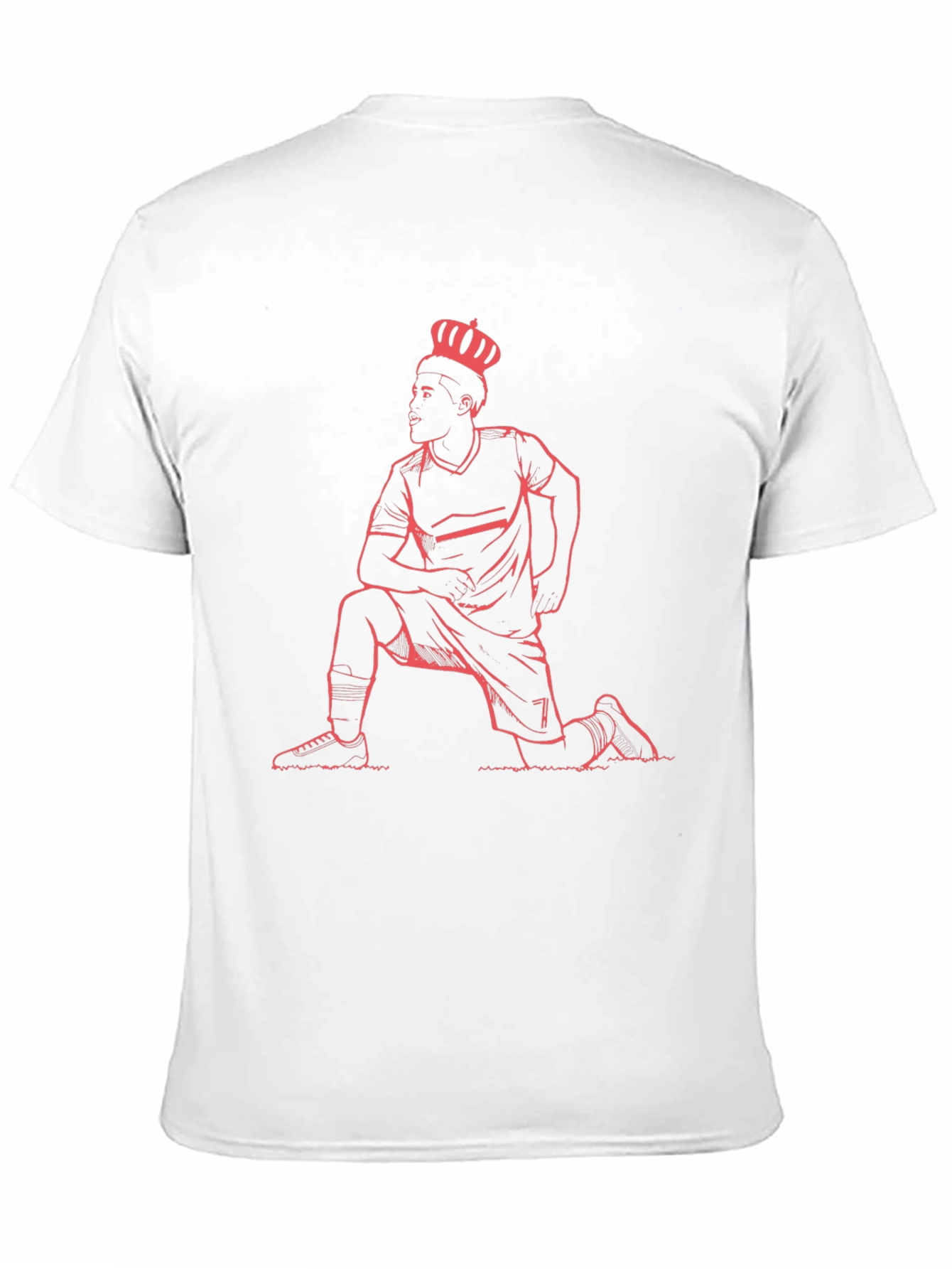 King Kneeling Graphic Tee - Black