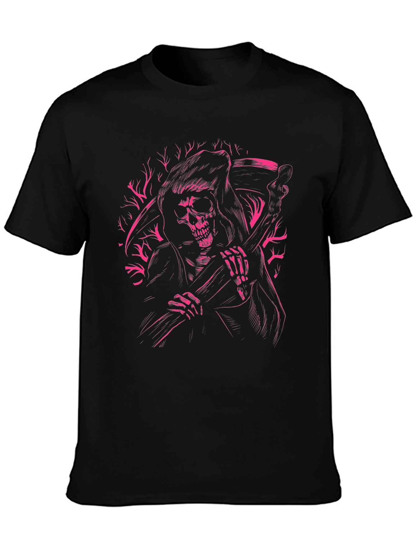 Grim Reaper Graphic Tee - Mens Black T-Shirt