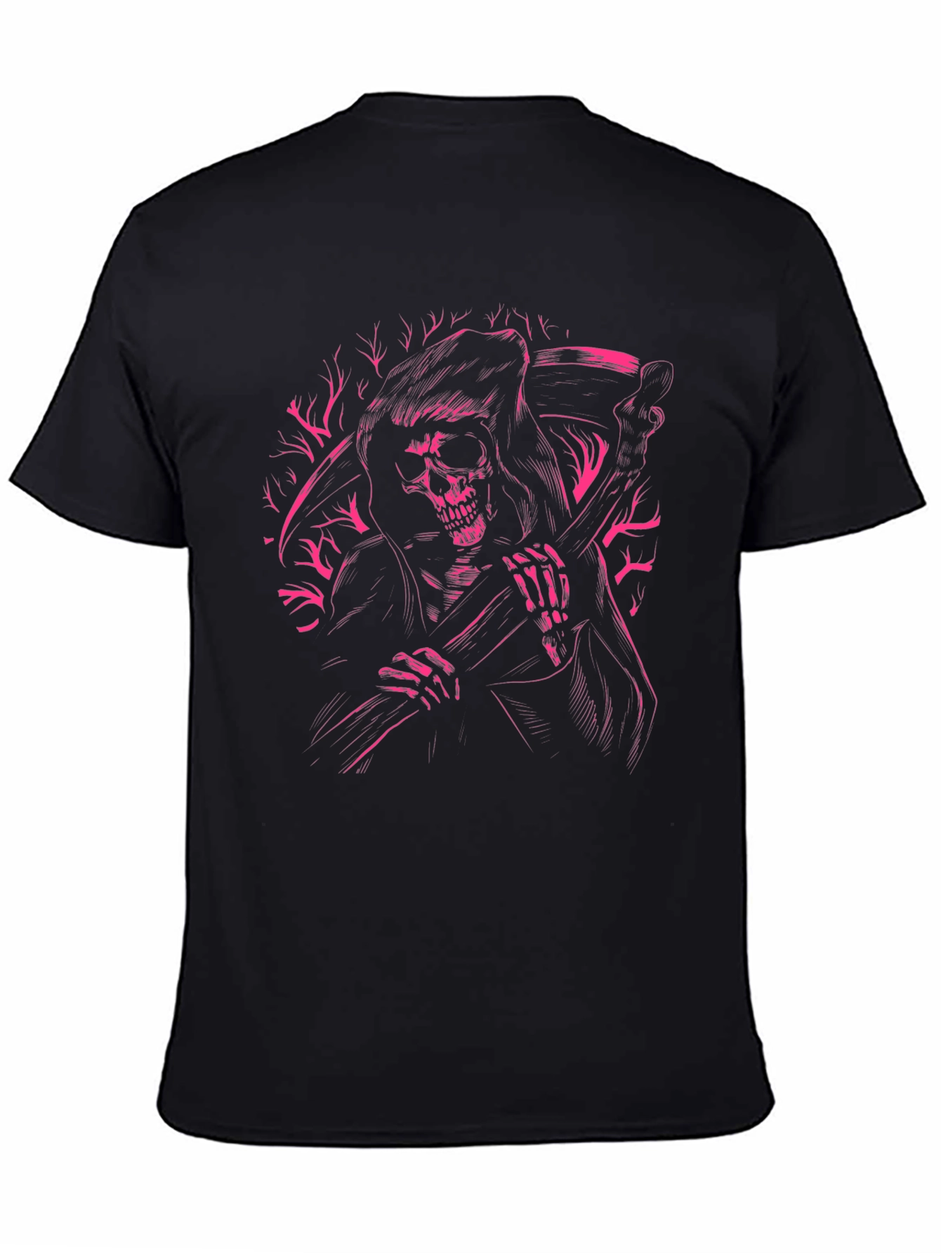 Grim Reaper Graphic Tee - Mens Black T-Shirt