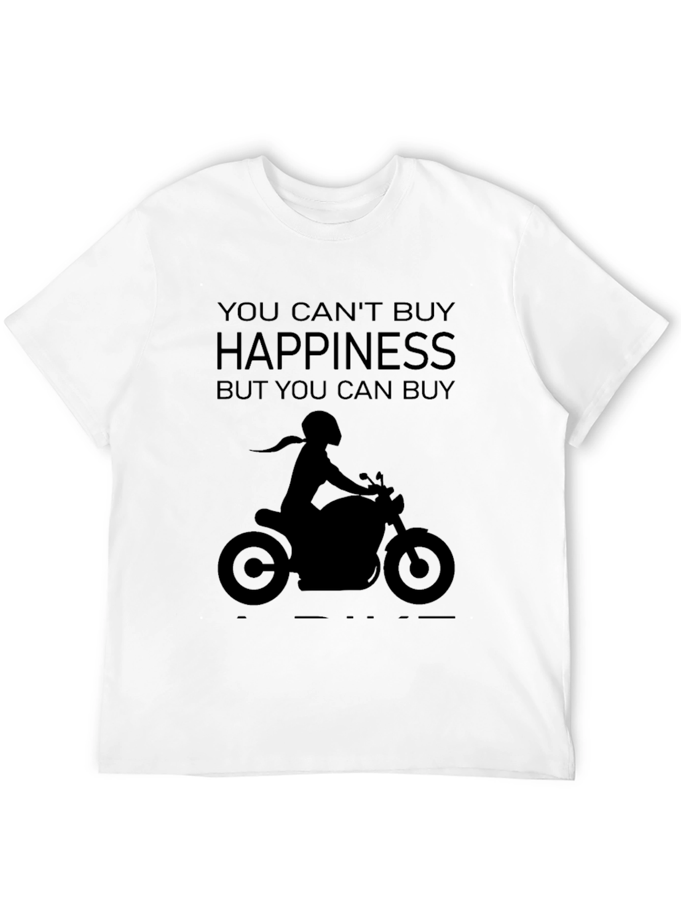 Motorcycle Happiness Graphic Tee