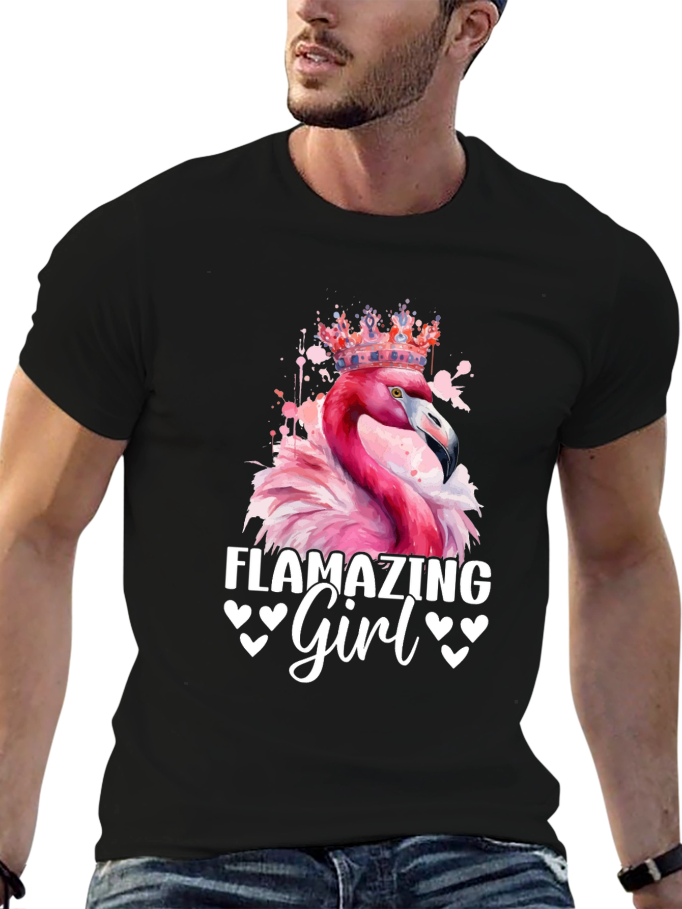 Flamazing Girl T-Shirt - Pink Flamingo Tee