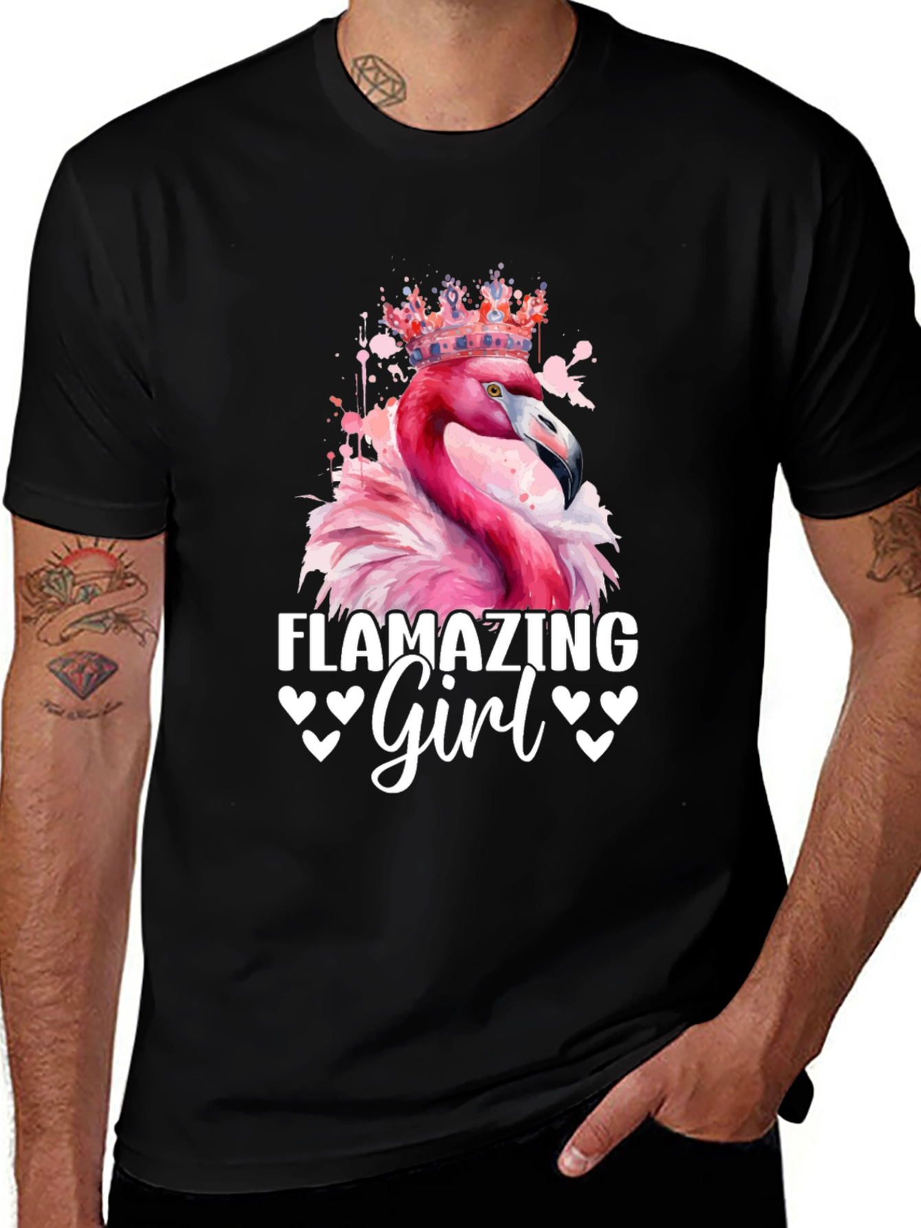 Flamazing Girl T-Shirt - Pink Flamingo Tee