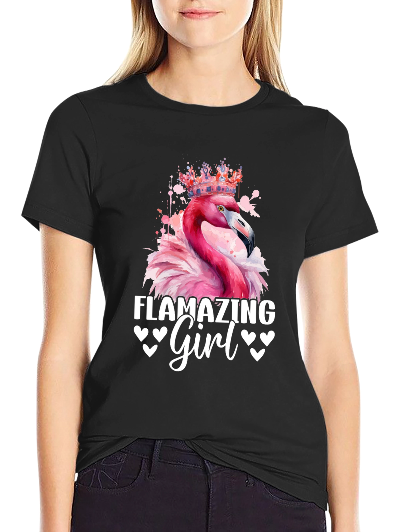 Flamazing Girl T-Shirt - Pink Flamingo Tee