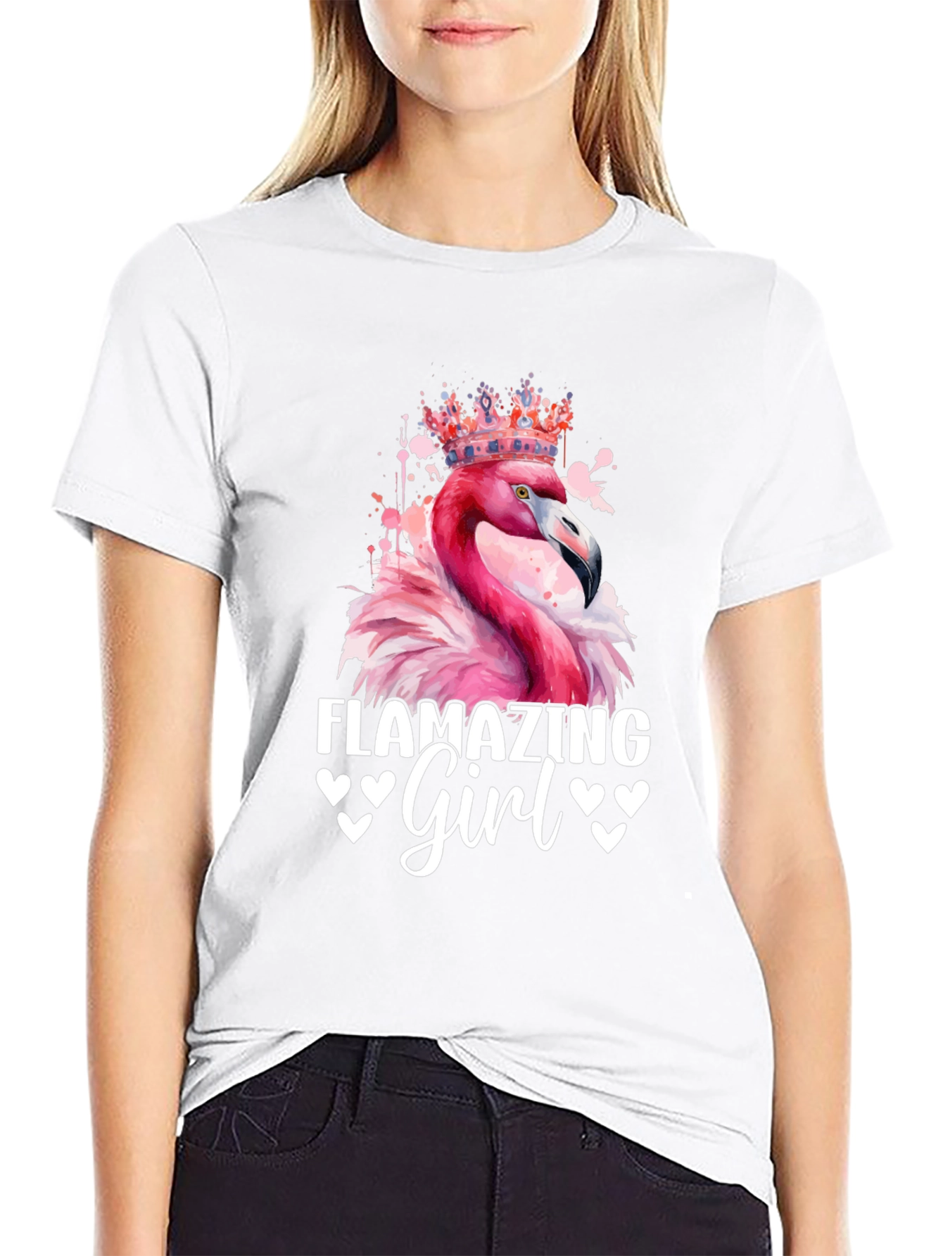 Flamazing Girl T-Shirt - Pink Flamingo Tee