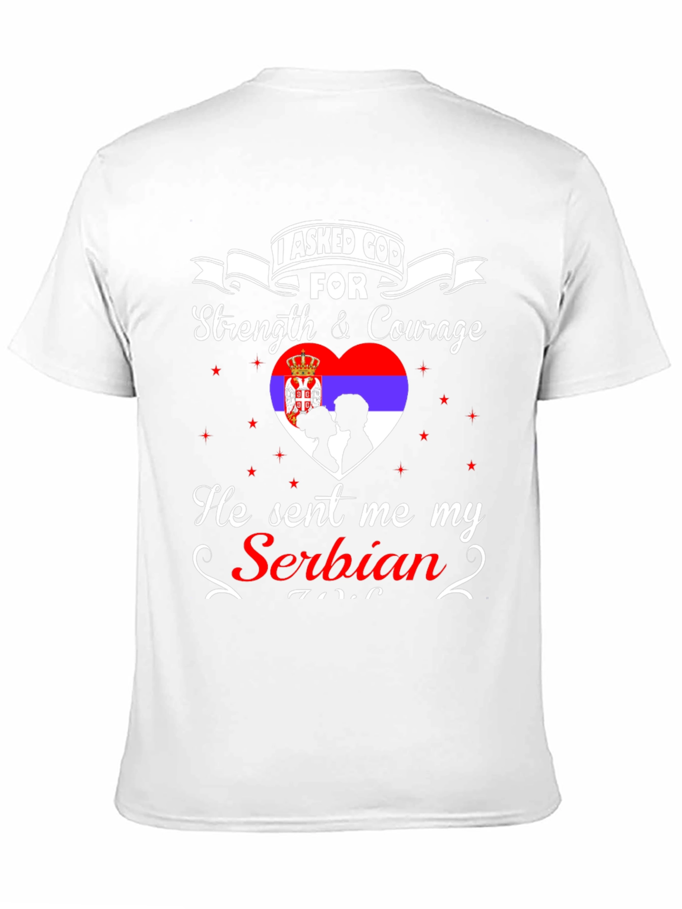 Serbian Pride Graphic T-Shirt