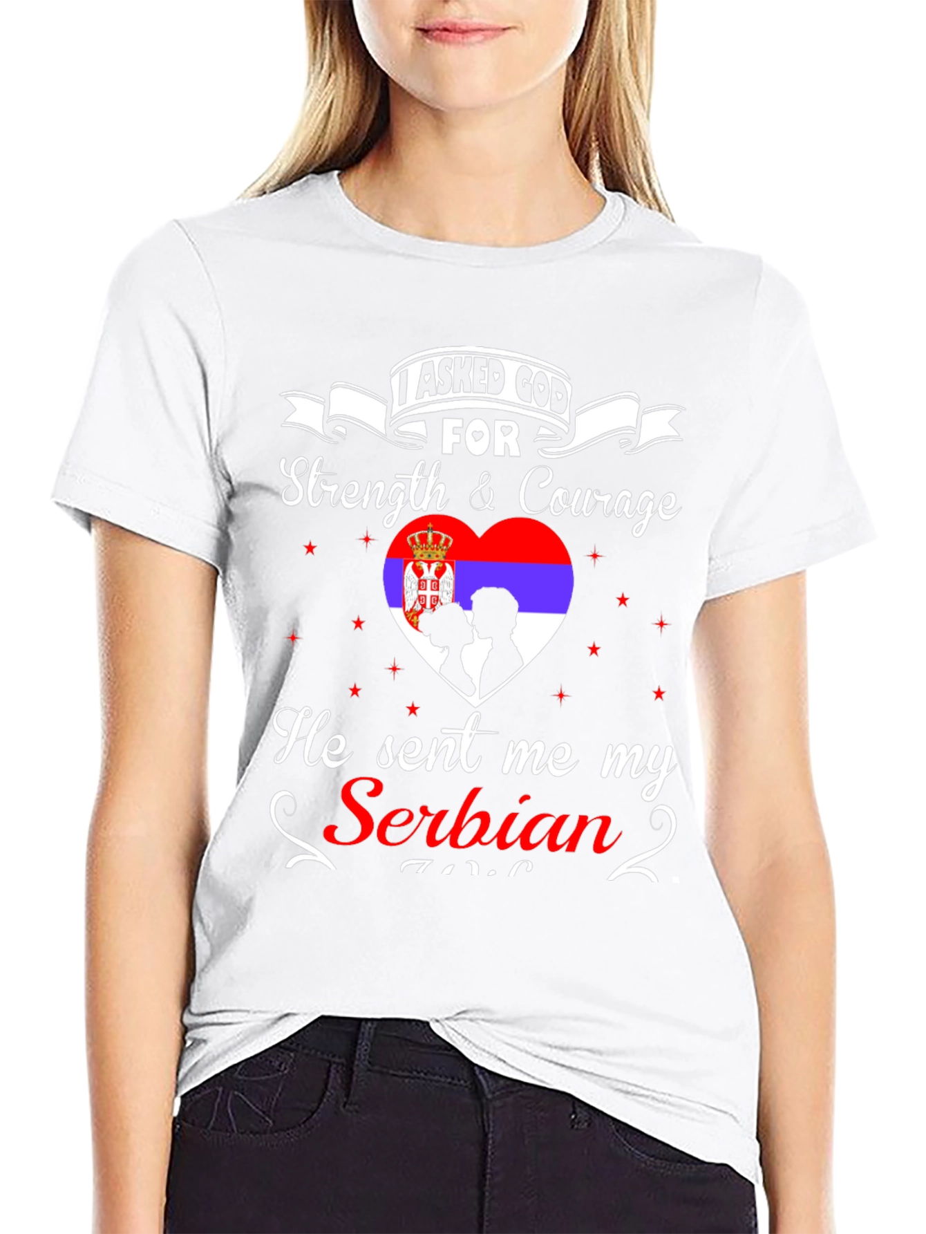 Serbian Pride Graphic T-Shirt