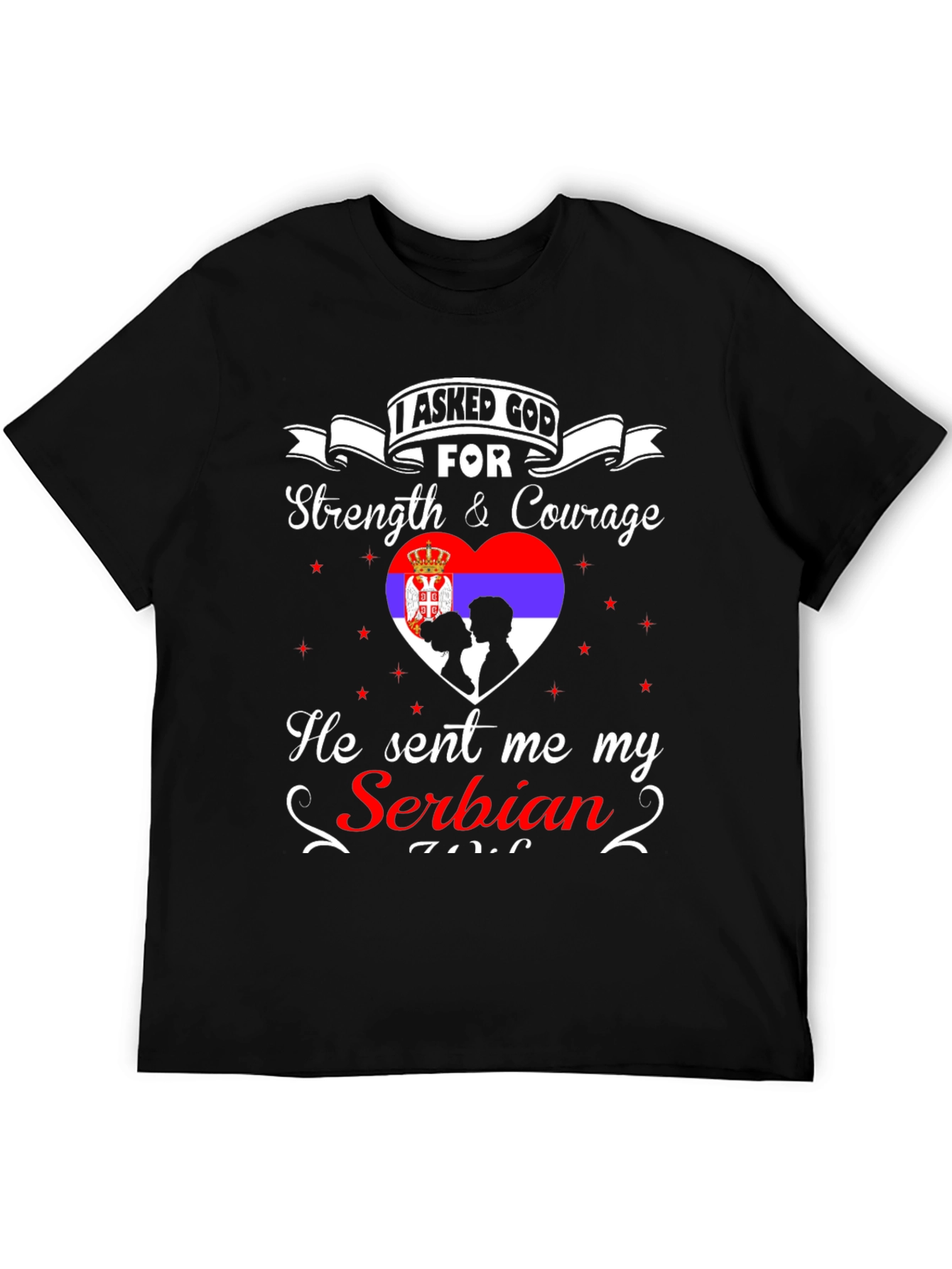 Serbian Pride Graphic T-Shirt