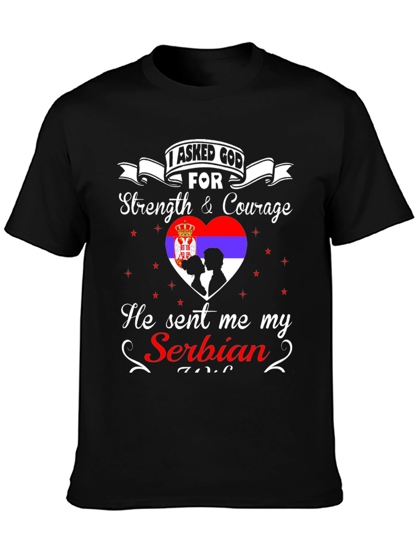 Serbian Pride Graphic T-Shirt